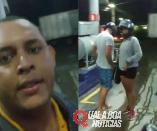 Na Bahia: Homem que flagra esposa saindo de motel com amante; Veja vídeo