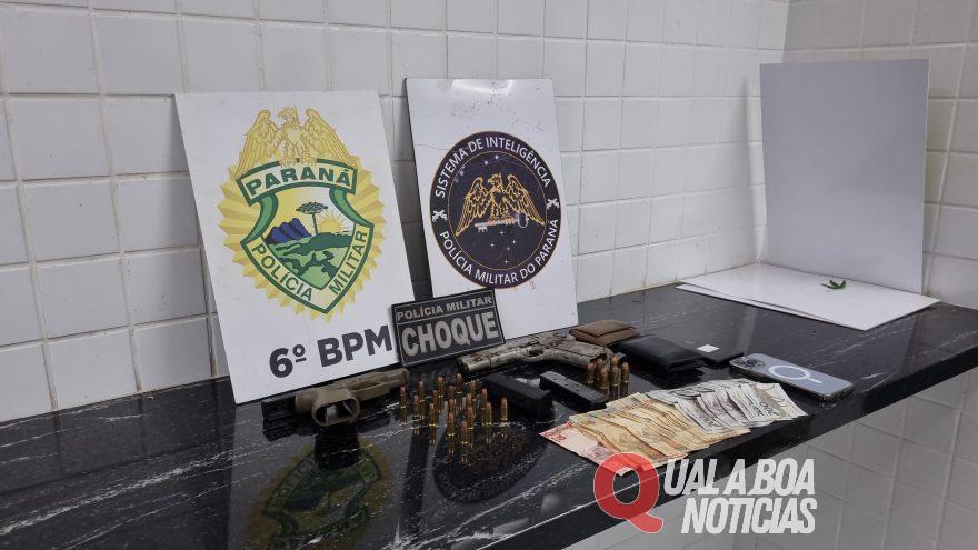 Policiais invadem casa nesta madrugada e são detidos pela PM, em Cascavel