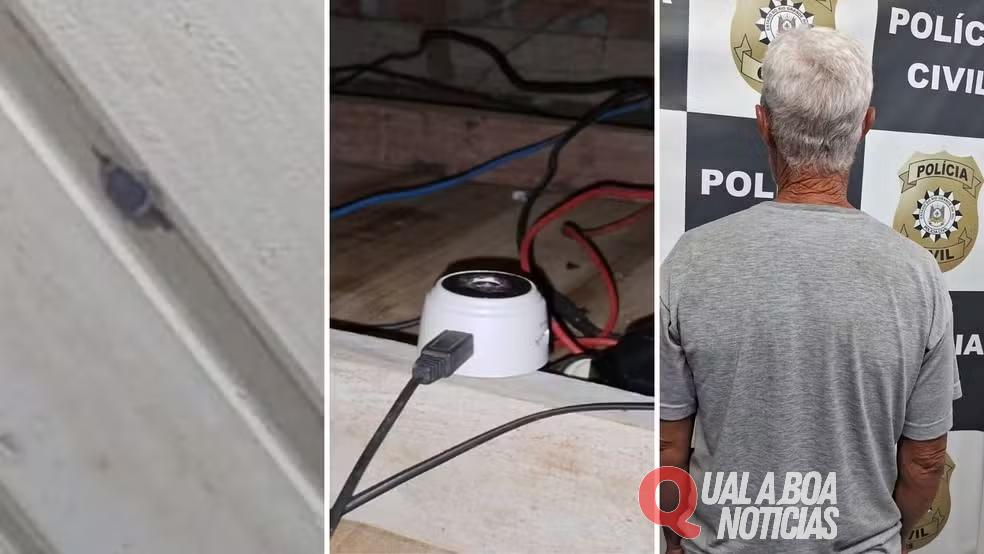Tarado: Homem é preso por instalar câmera no banheiro para ver netas tomando banho no Rio Grande do Sul