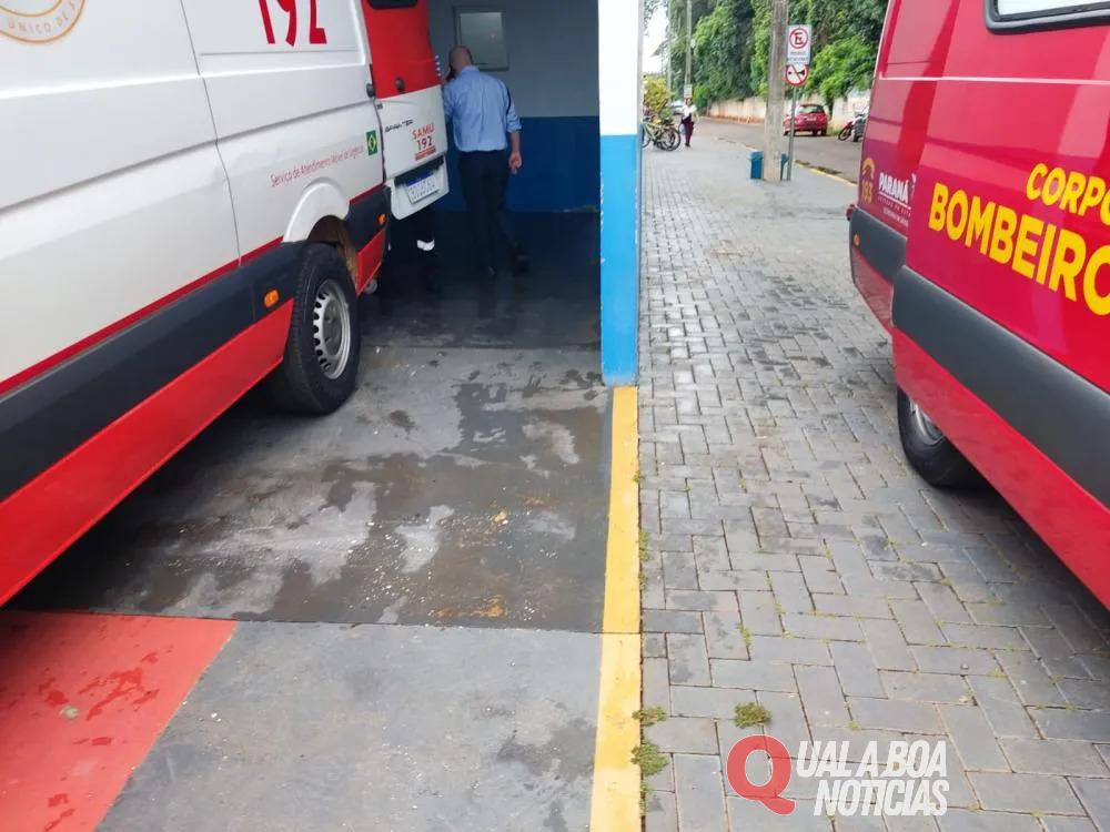 Dispara acidental: Em Marechal Rondon vigilante de agência bancária dispara tiro acidental no pé