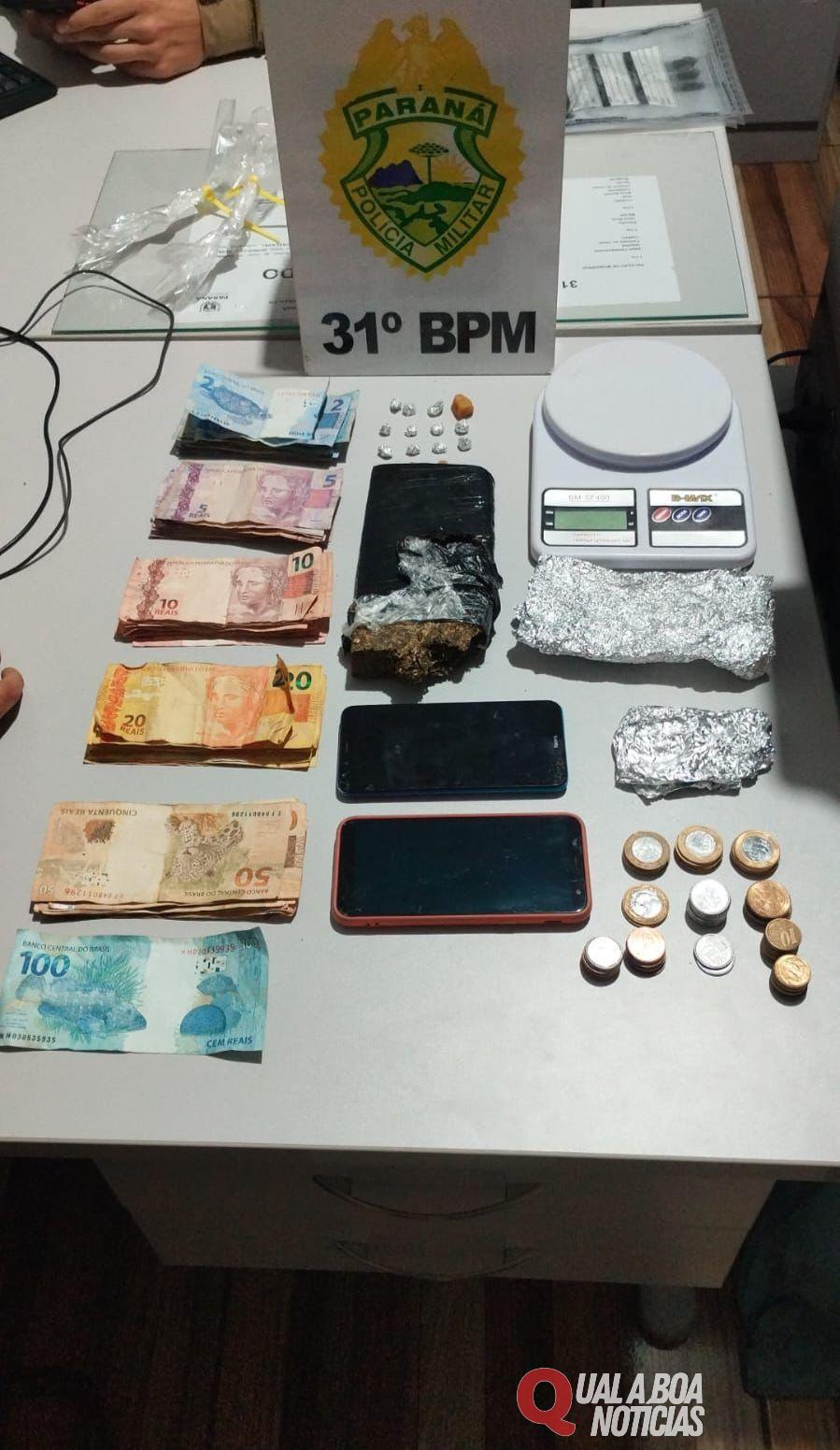 Em Assis Chateaubriand: Dupla é presa por tráfico de drogas