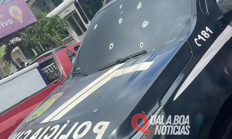 Fuga e tiroteio: bandidos atiram contra a polícia durante perseguição, em Manaus