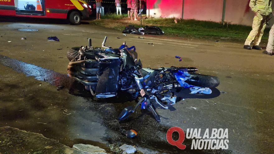 Motociclista de 31 anos perde avida em grave acidente, em Cascavel