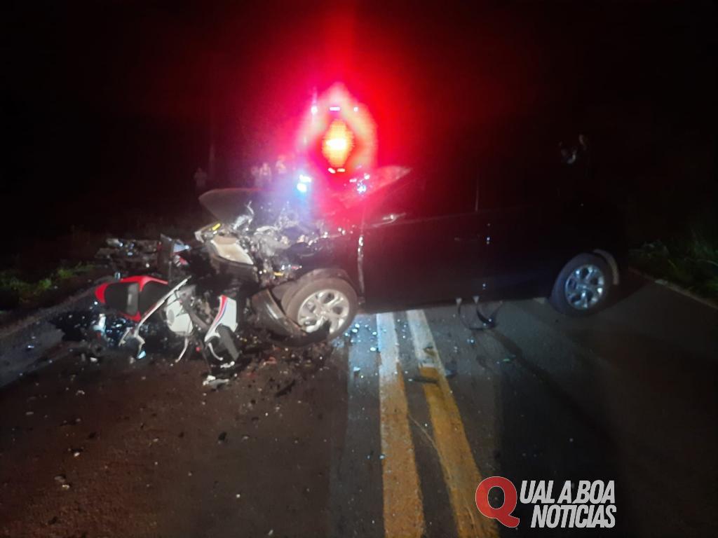 Motociclista morre em colisão frontal na PR-239, no Paraná