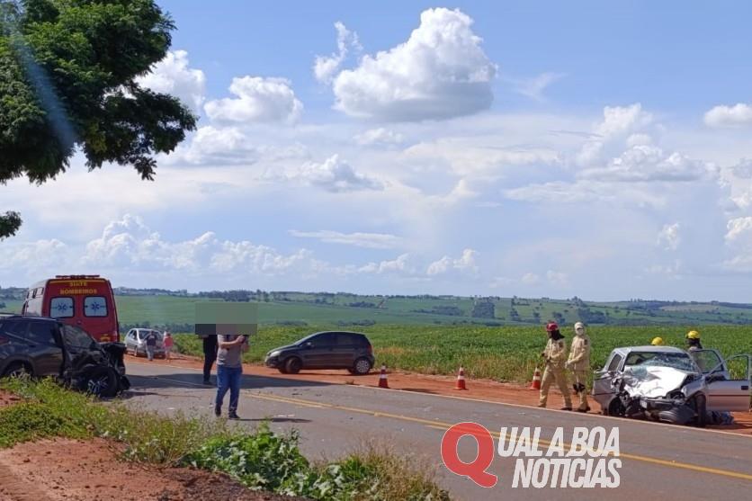 Motorista perde a vida após colisão frontal na PR-082 envolvendo automóvel e SUV