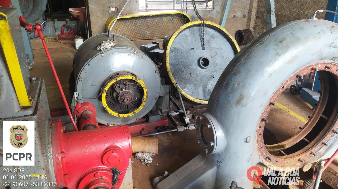 Polícia Civil de Toledo prende suspeito de furtos a fiação de usina hidroelétrica