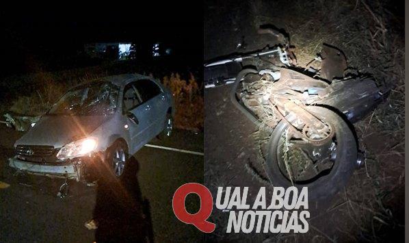 Acidente na PR-880 faz vítima fatal e deixa dois feridos, na Região