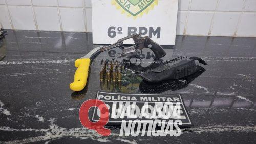 Cascavel: Homem com tornozeleira descumpre regra e é preso portando arma de fogo