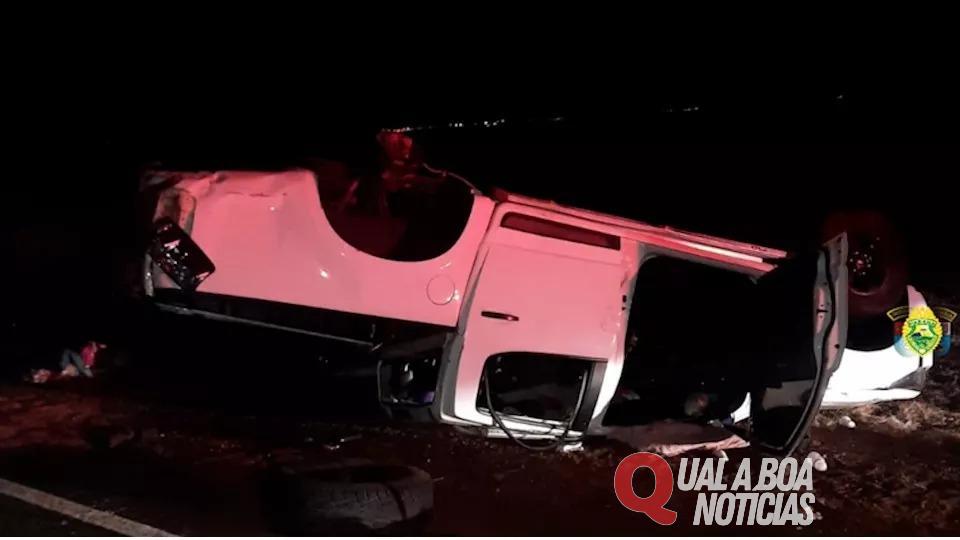 Jovem perde a vida na PR-455 em capotamento, no Paraná