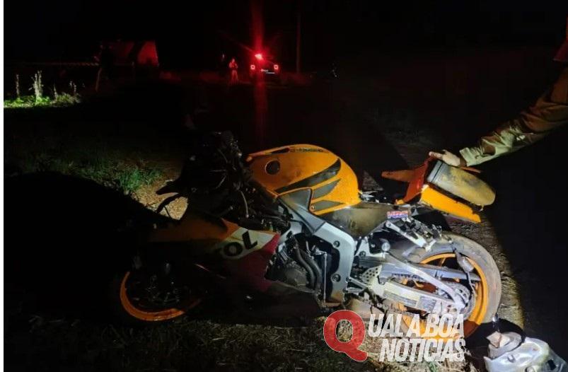 Motociclista morre na PR-498 após perder o controle e cair