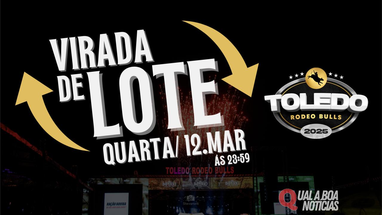 Vai virar o lote: Ingressos do Toledo Rodeo Bulls terão virada de lote na próxima quarta-feira; Confira