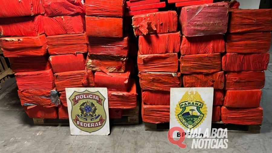 BPFRON apreende 1,8 tonelada de maconha em área rural de Marechal Rondon