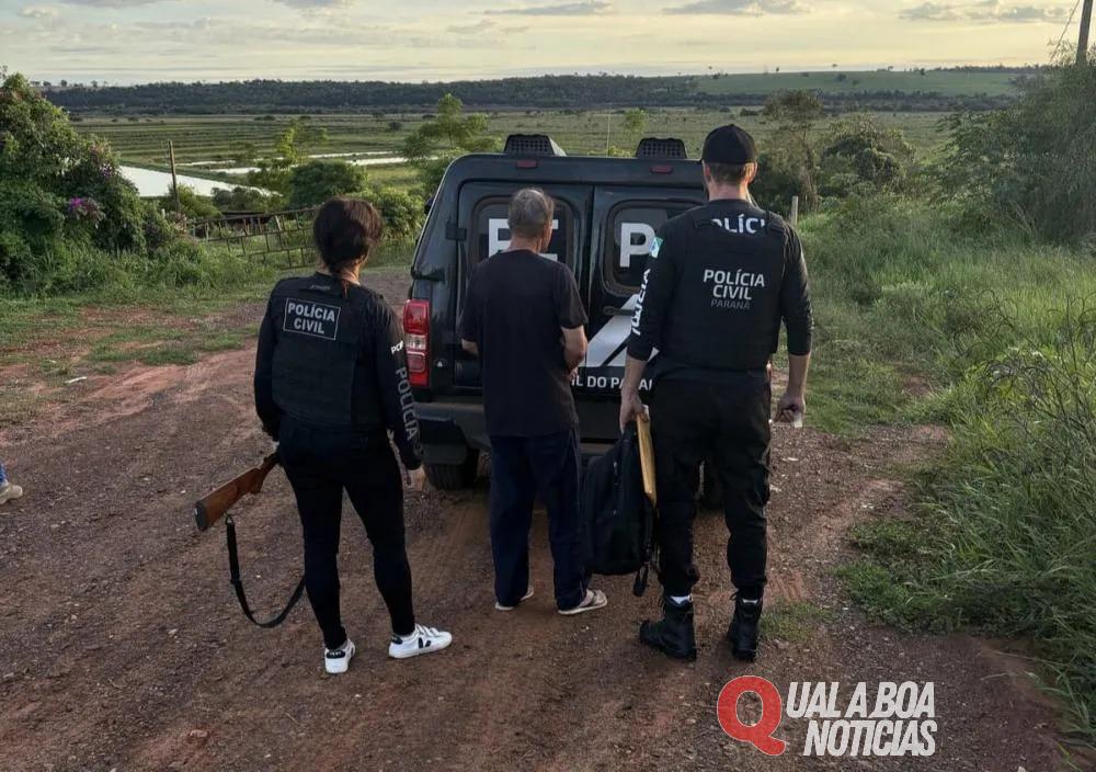 PCPR prende suspeito de  de estuprar quatro crianças; localizado em Marechal Rondon