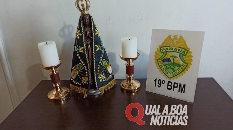 Capela tem imagem de Nossa Senhora em Toledo; Homem é preso momentos depois