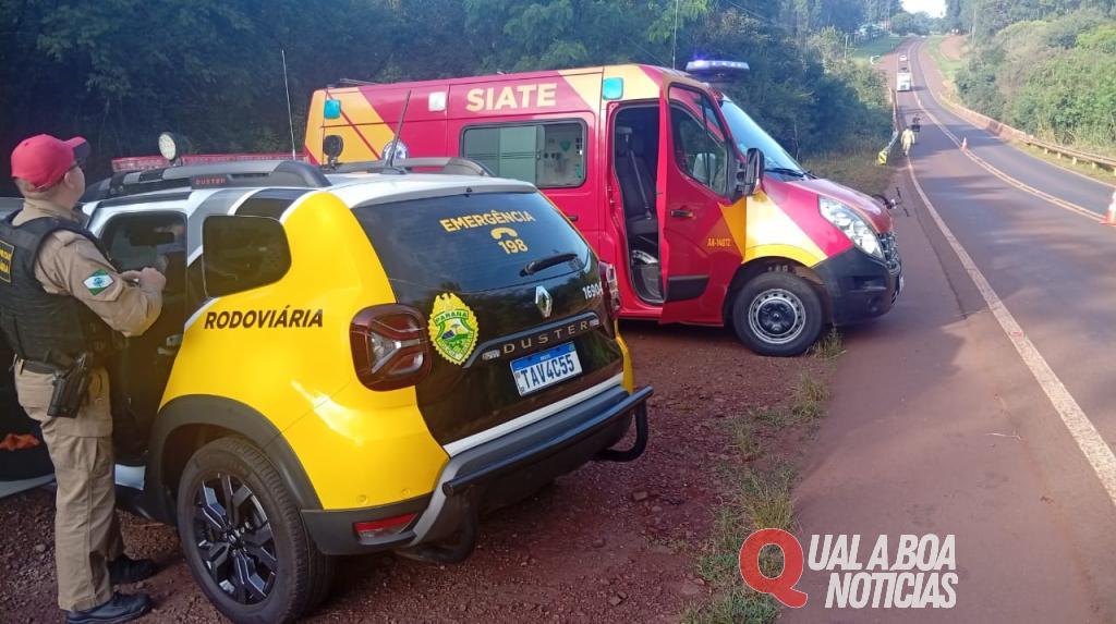 Ciclista de 34 anos morre em grave acidente na PR-585 entre Toledo e São Pedro do Iguaçu