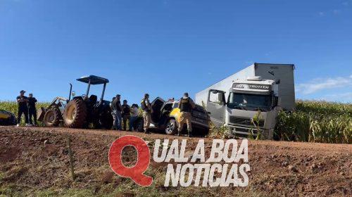 Durante confronto: ‘Pirata do Asfalto’ é baleado na cabeça, em Santa Tereza do Oeste