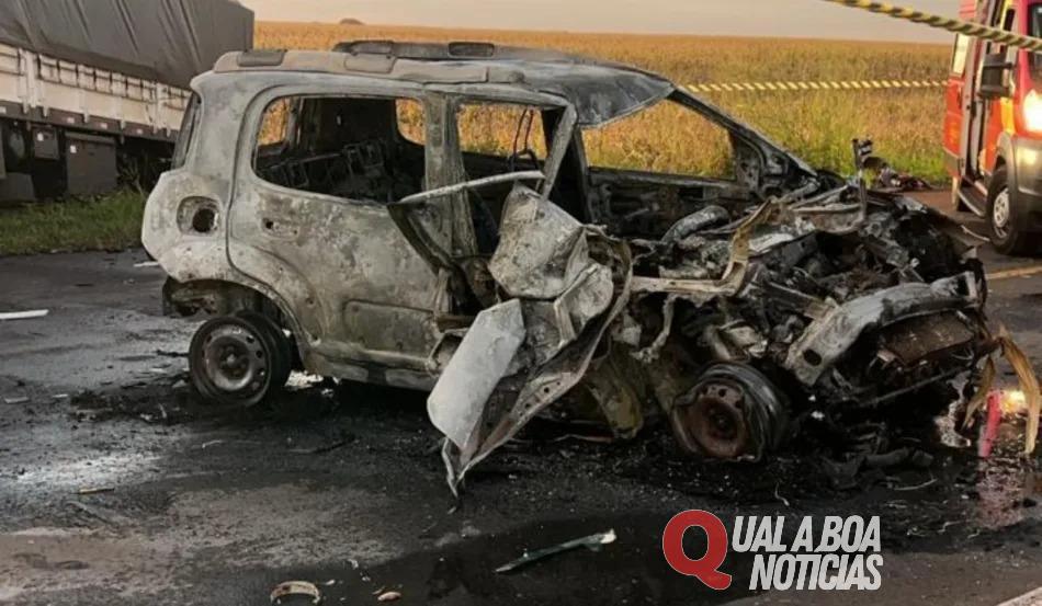 Família de Cascavel morre em colisão na BR-369; uma vítima segue internada em estado grave