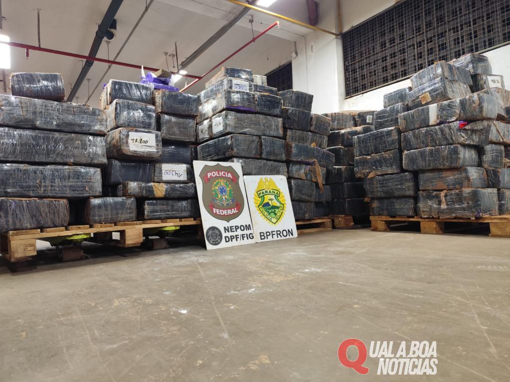 Quase três toneladas de maconha são apreendidas em Santa Helena