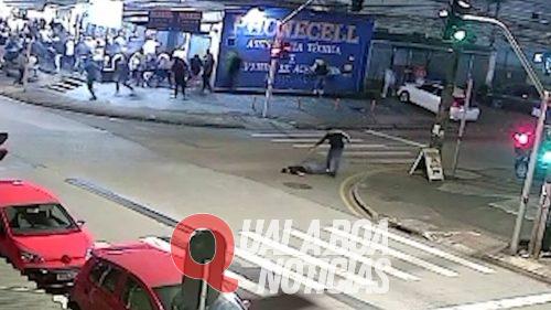 Jovem é morto com mais de dez tiros; crime foi filmado por câmeras de segurança