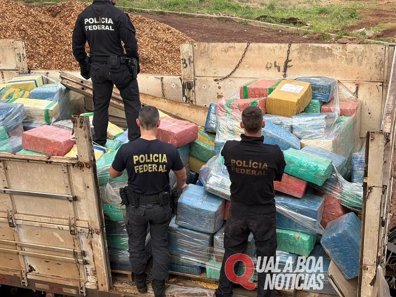 PF destrói 17 toneladas de drogas apreendidas em Marechal Cândido Rondon