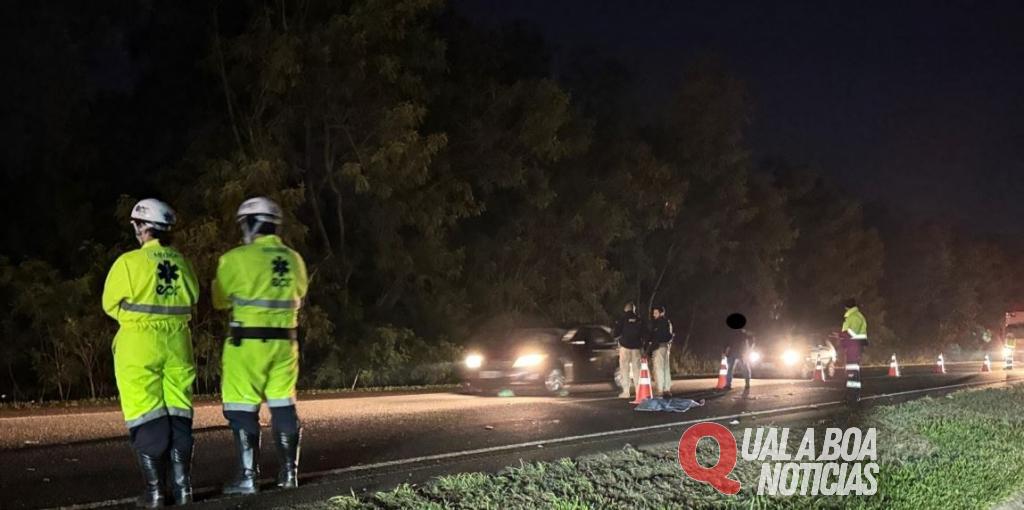Atropelamento com morte é registrado na BR-277 em São Miguel do Iguaçu