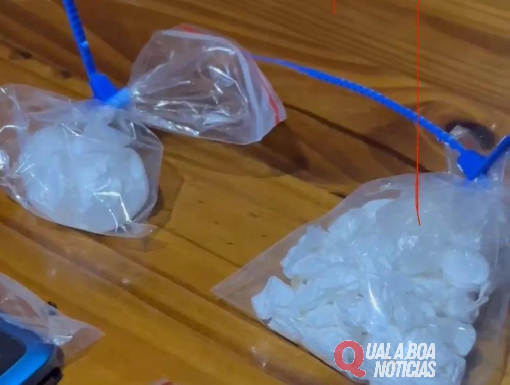 Duas ações da PM contra o tráfico resultam em prisões e apreensões em Palotina