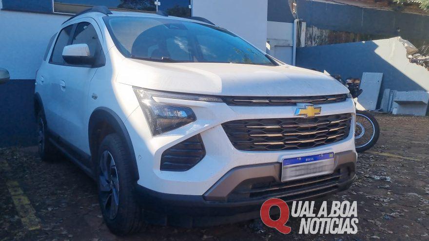 Guarda Municipal recupera carro furtado em golpe com caminhão-cegonha em Cascavel