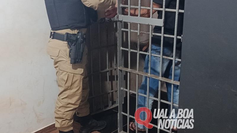 Homem é preso após atacar ex-companheira com canivete em São Pedro do Iguaçu