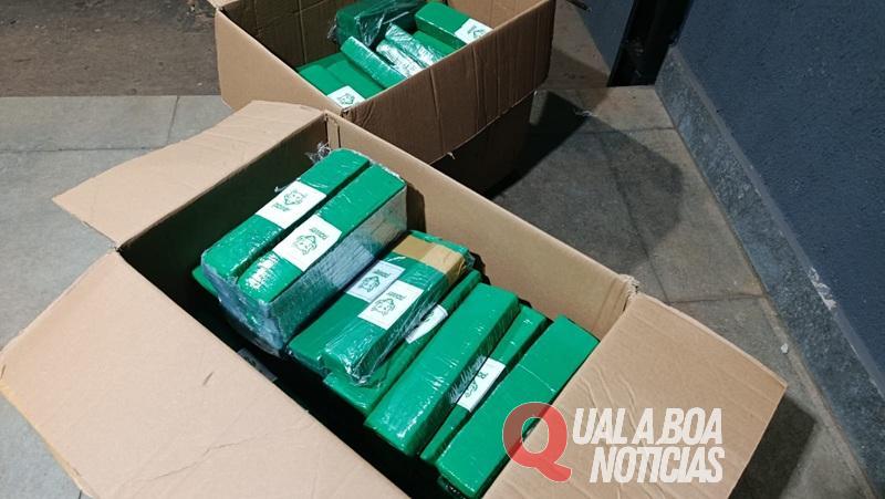 Jovem é preso com 125 kg de maconha após denúncia anônima em Toledo