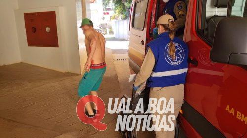 Motociclista fica ferido após queda na Marginal da BR-277 em Cascavel