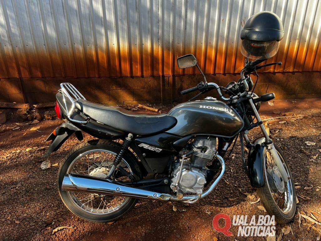 Motociclista fica ferido em colisão lateral com caminhão na PR-486, em Assis Chateaubriand