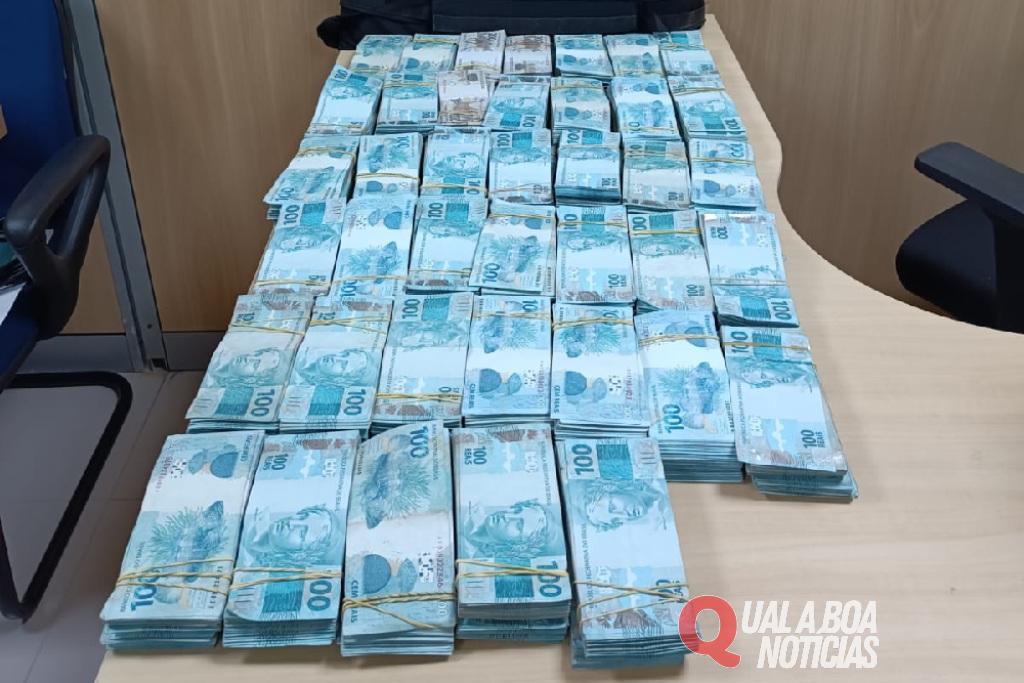 PF encontra mais de R$ 1,3 milhão em espécie durante operação contra o tráfico em Foz do Iguaçu
