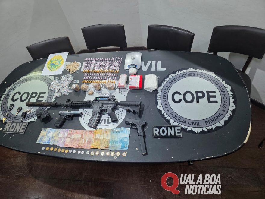 Polícia prende mais quatro suspeitos de tentativa de roubo a banco na Região Metropolitana de Curitiba