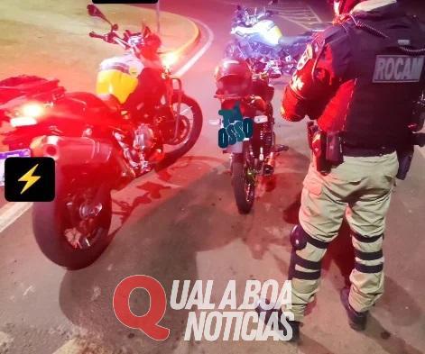 Jovem sem habilitação tenta fugir da Rocam e é flagrado com moto irregular em Toledo