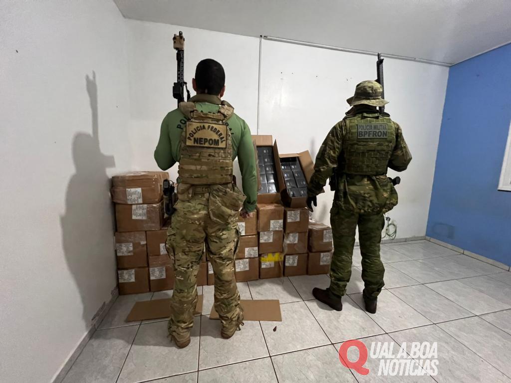 Operação apreende mais de 5 mil cigarros eletrônicos em depósito de Marechal Rondon