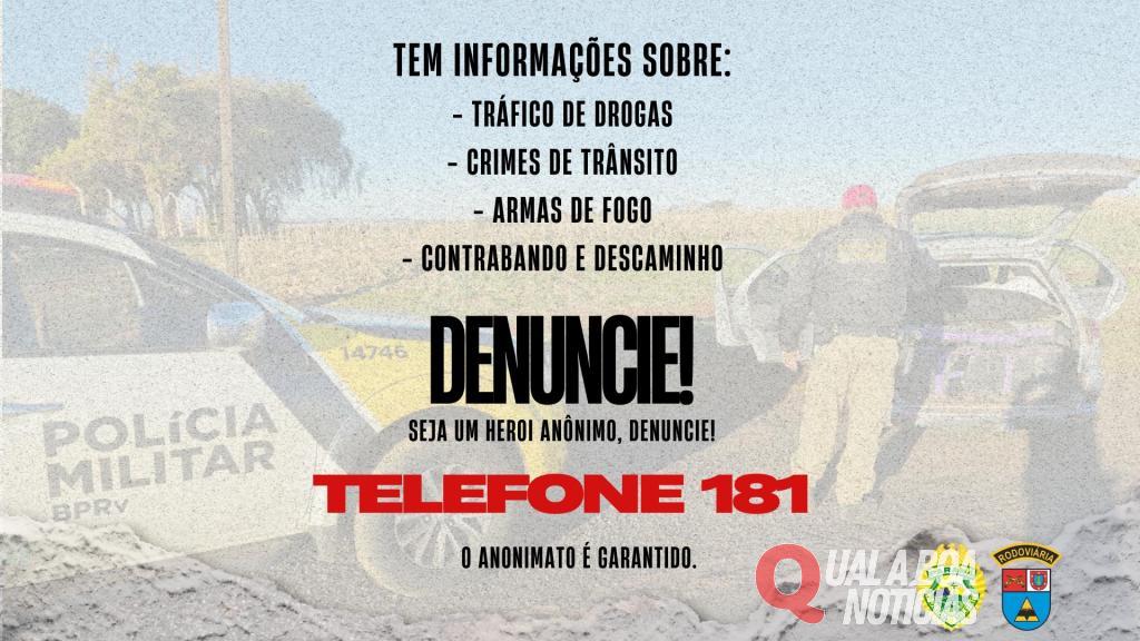 PRE reforça importância de denúncias anônimas no combate ao crime