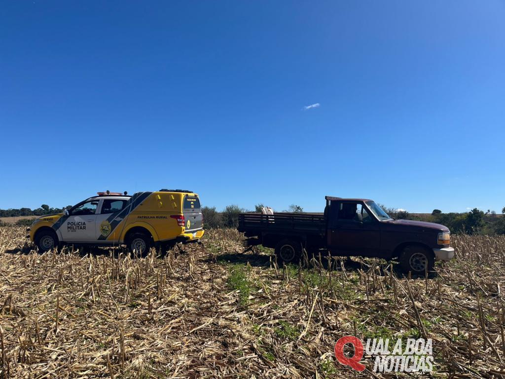 Veículo furtado é localizado em mata próxima a distrito de Assis Chateaubriand