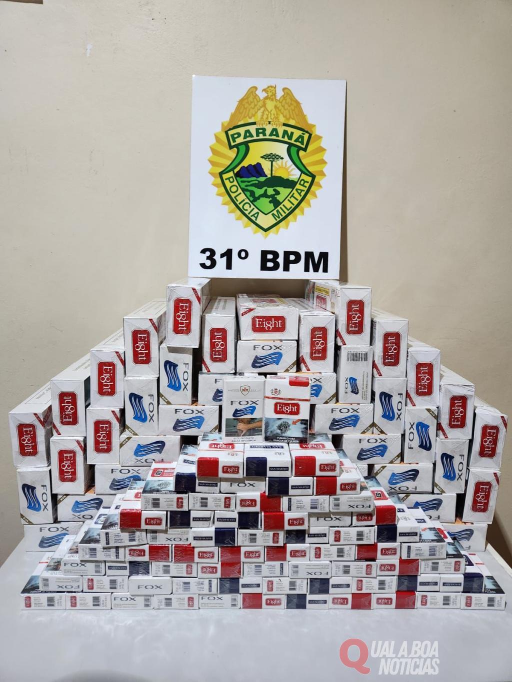 Operação em Maripá apreende mais de 500 carteiras de cigarros contrabandeados em bar