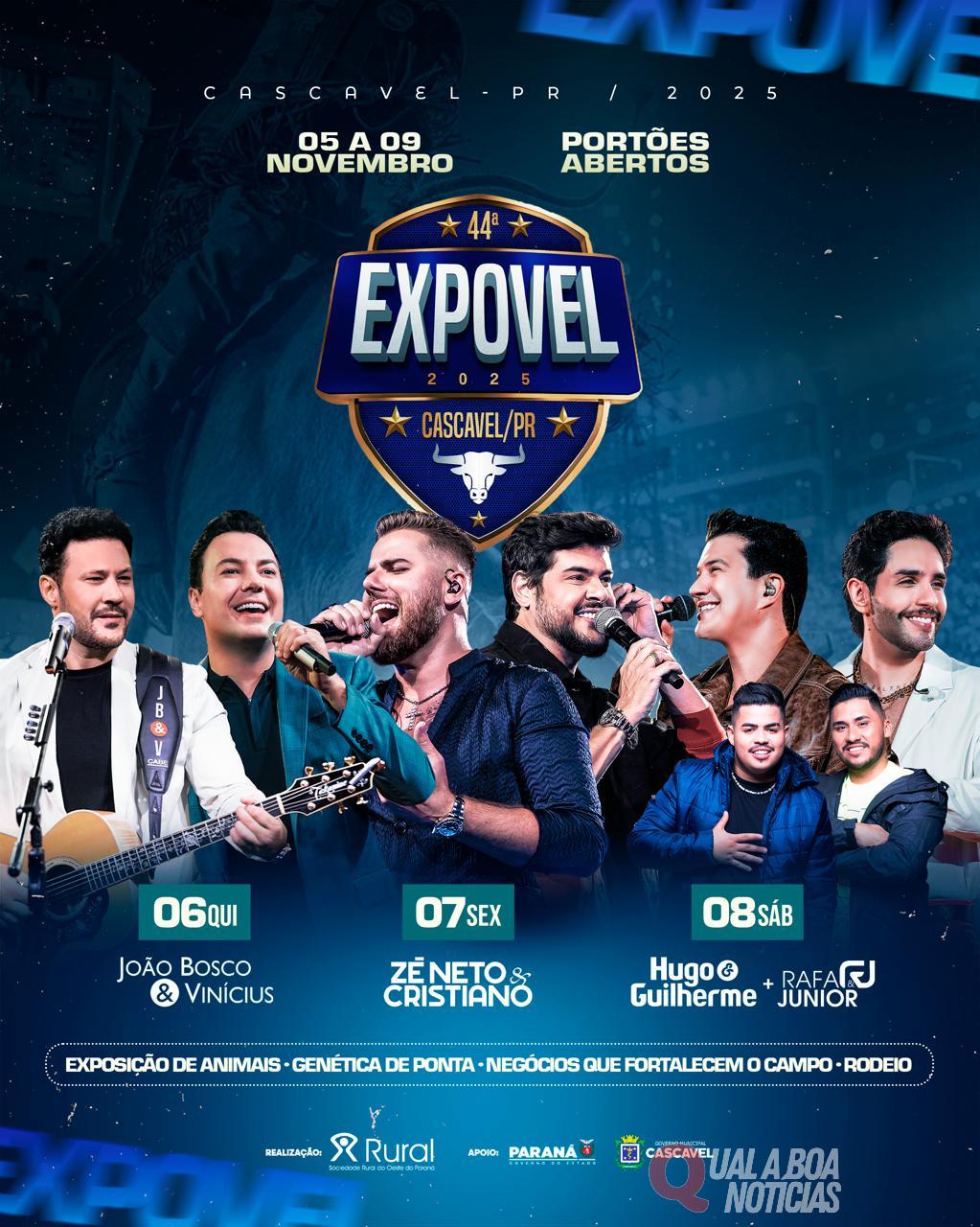 Já estão à venda os passaportes VIP e Camarotes para a Expovel 2025