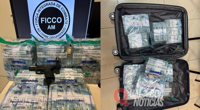 Três homens são presos com R$ 2,5 milhões em espécie durante ação da FICCO