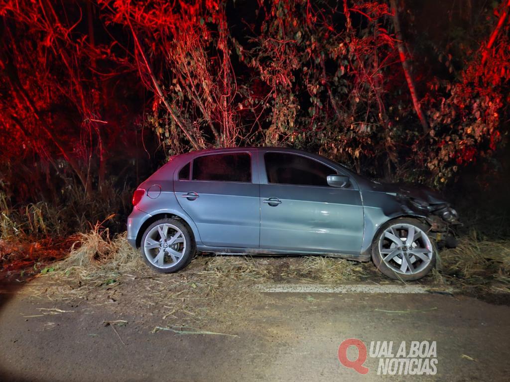 Acidente na PR-484 deixa três pessoas feridas em Capitão Leônidas Marques