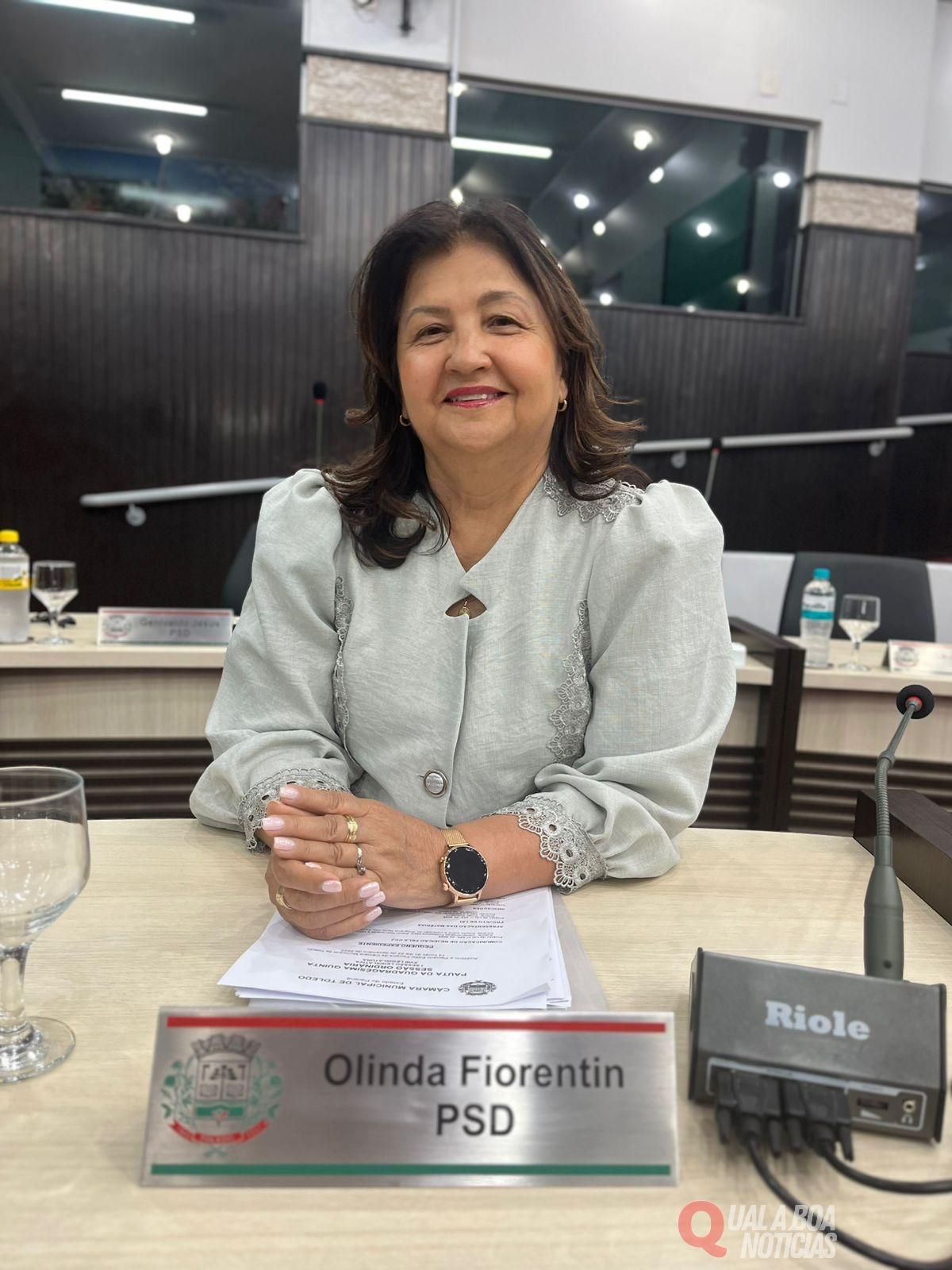 Vereadora Olinda Fiorentin cobra coerência na defesa das mulheres e critica promessas políticas em ano eleitoral