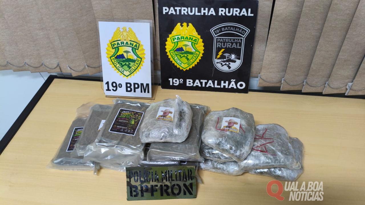 Adolescente é apreendido com mais de 5 kg de maconha em ônibus no Oeste do Paraná