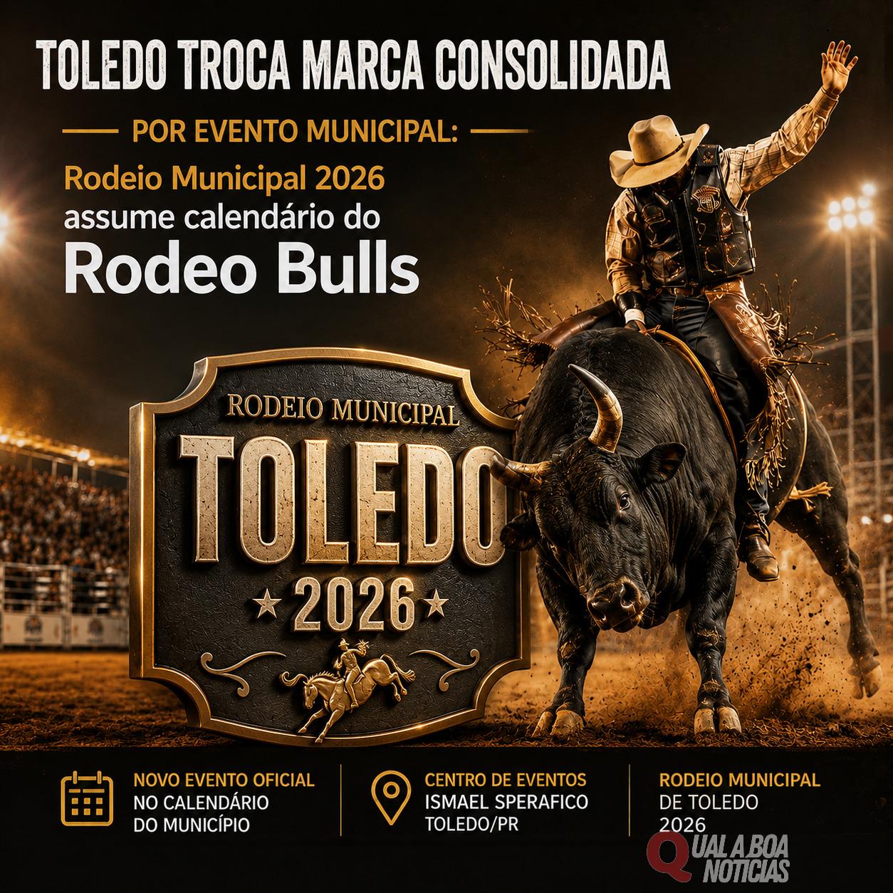 Prefeitura diz que rodeio “voltou”, mas Toledo já tinha Rodeo Bulls no calendário oficial