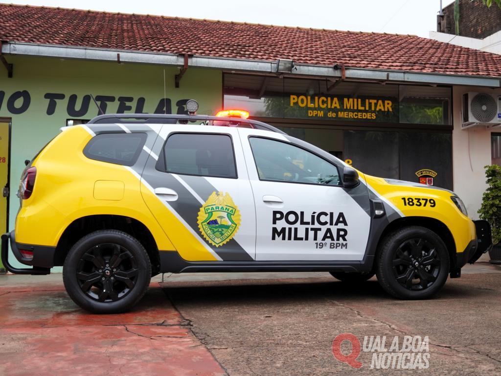 Caso grave de maus-tratos mobiliza a PM após cão ser atingido por tiro de chumbinho na face em Mercedes