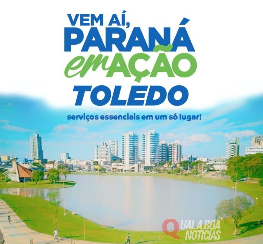Toledo recebe o programa 'Paraná em Ação' com mais de 30 serviços gratuitos em julho