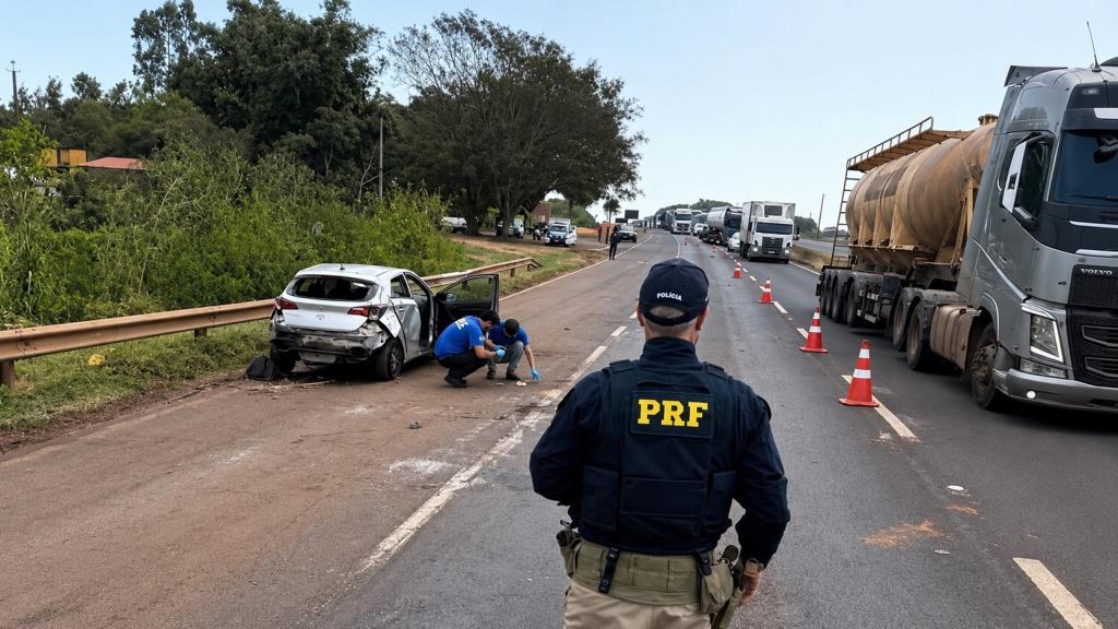Capotamento na BR-376 deixa três jovens mortas em Mandaguaçu