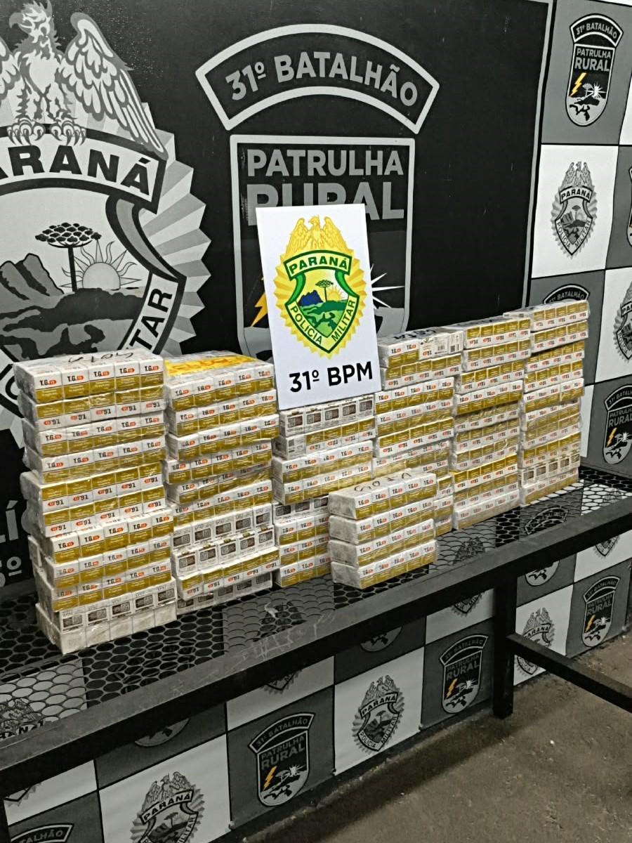 Patrulha Rural apreende 2.400 ampolas de Tirzepatida escondidas em carga de queijos na BR-369