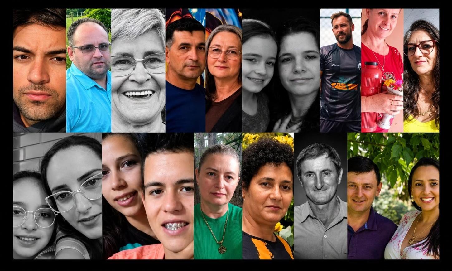 Vítimas do grave acidente da BR-373