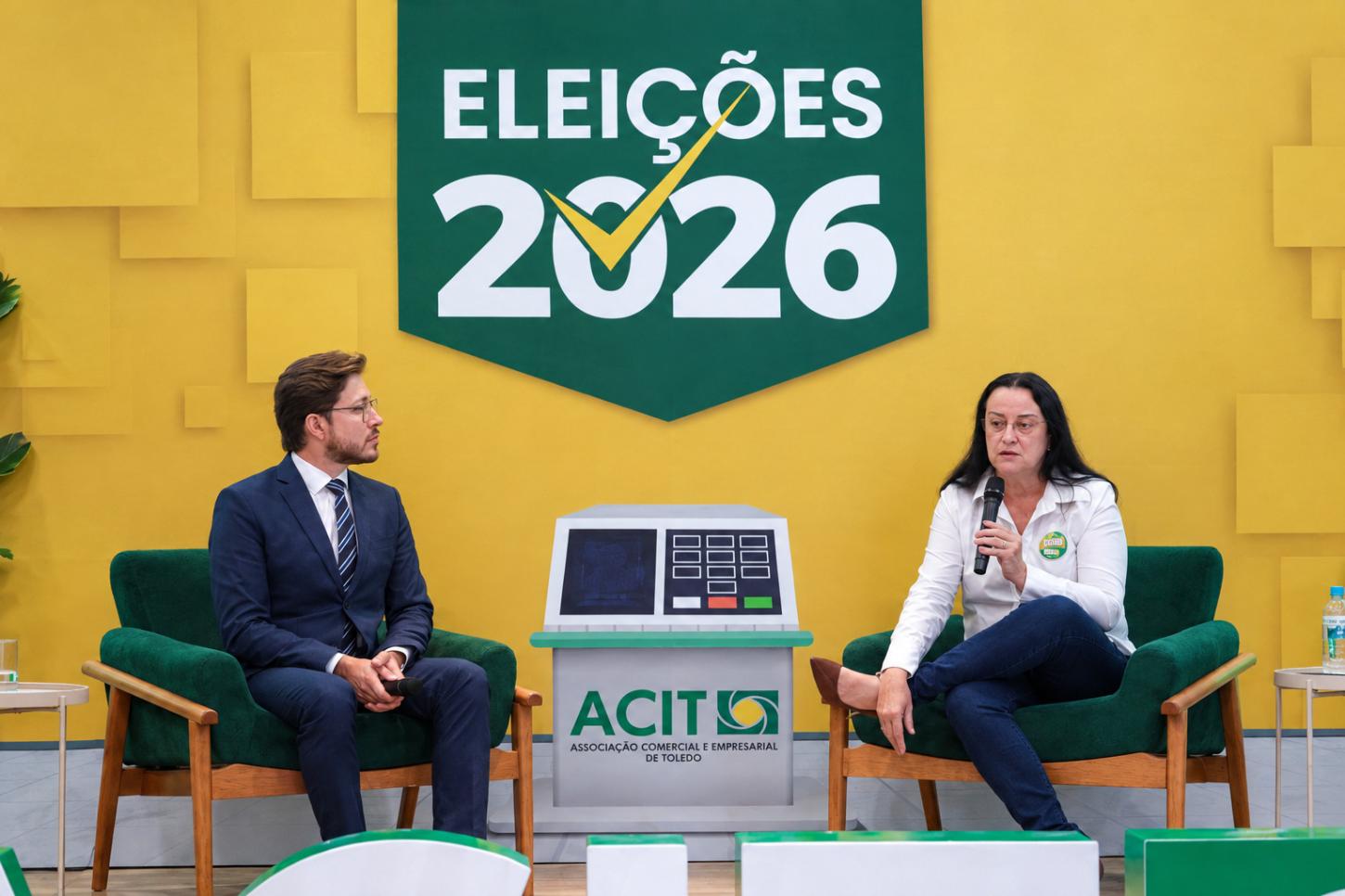 ELEIÇÕES 2026: Professora Marli Gonçalves Costa defende propostas em encontro promovido pela ACIT